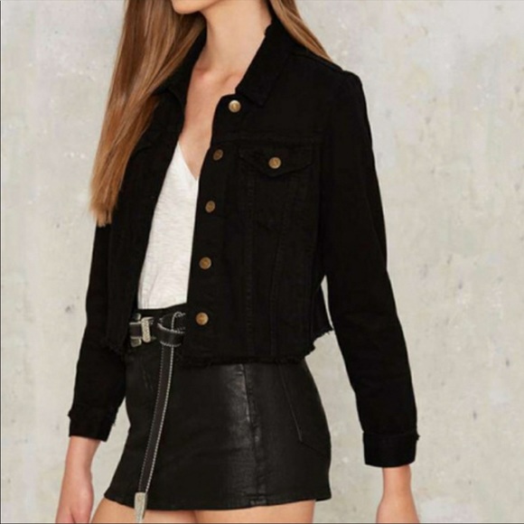 Pistola BRANDO CROP DENIM JACKET - WHITE LIES - Picture 6 of 8